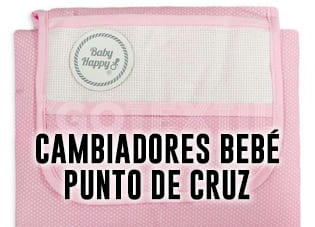Cambiadores Bebe Punto De Cruz