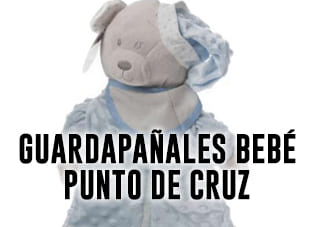 Guardapañales Bebe Punto De Cruz